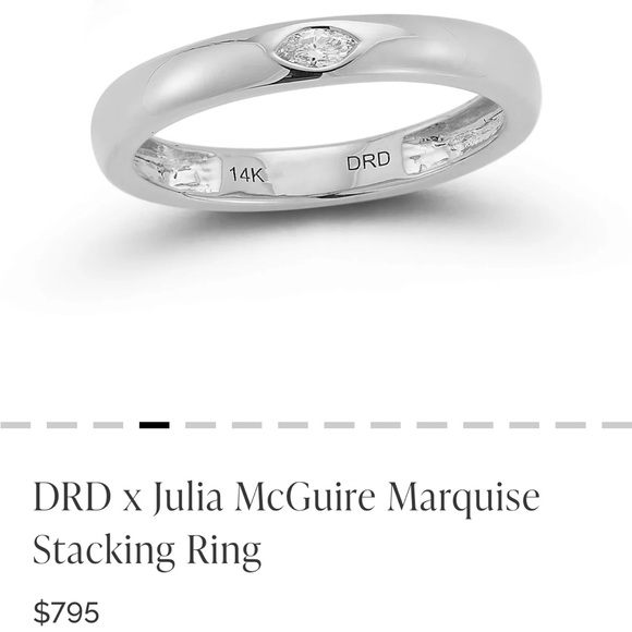 Dana Rebecca Designs Jewelry - Dana Rebecca Designs x Julia McGuire Marquise Stecking Ring